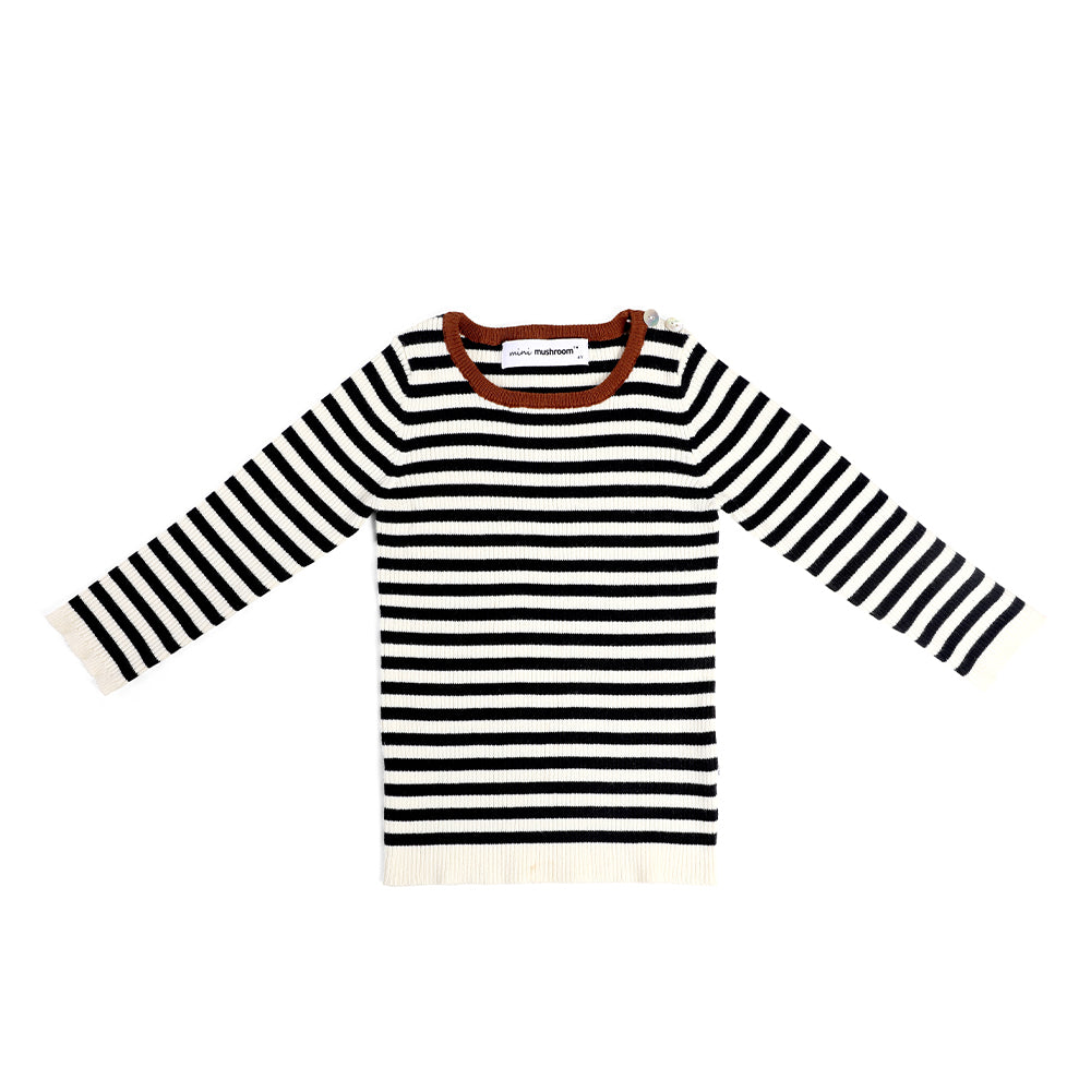 organic cotton striped sweater